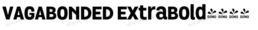 VAGABONDED ExtraBold字体转换